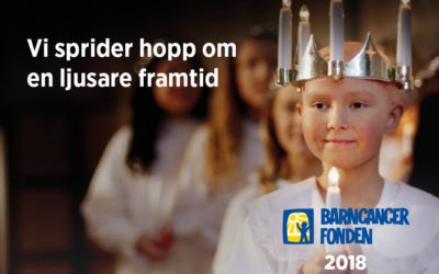 I jul stödjer vi kampen mot barncancer